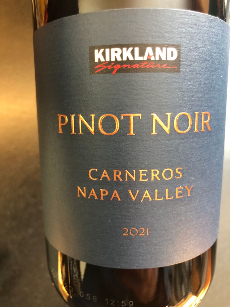 2021 Kirkland Signature Pinot Noir Carneros, USA, California, Napa