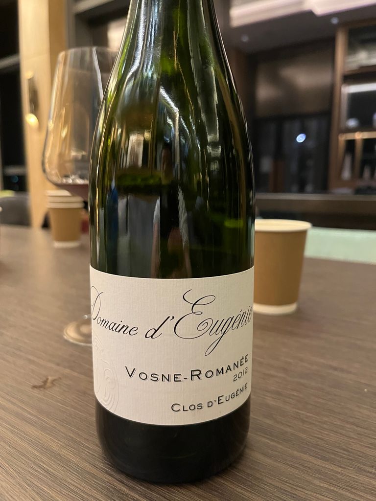 2012 Domaine d'Eugénie Vosne-Romanée Le Clos d'Eugenie - CellarTracker