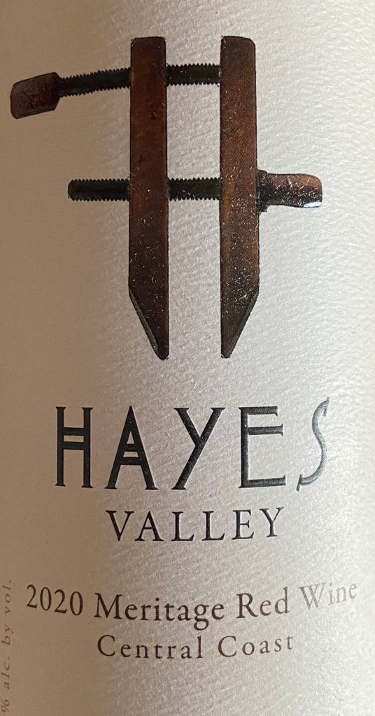 2021 Hayes Valley Vineyards Meritage, USA, California, Central Coast