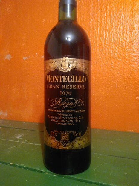 1989 Bodegas Montecillo Rioja Viña Monty Gran Reserva, Spain, La Rioja ...