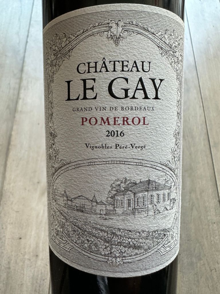 2016 Château Le Gay Pomerol - CellarTracker