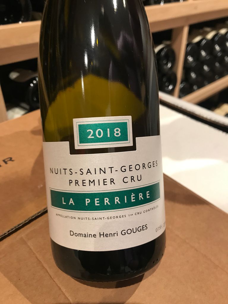 2018 Domaine Henri Gouges Nuits St. Georges 1er Cru La Perrière Blanc 