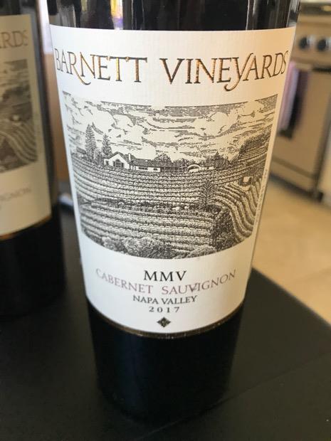 2018 Barnett Vineyards Cabernet Sauvignon MMV - CellarTracker