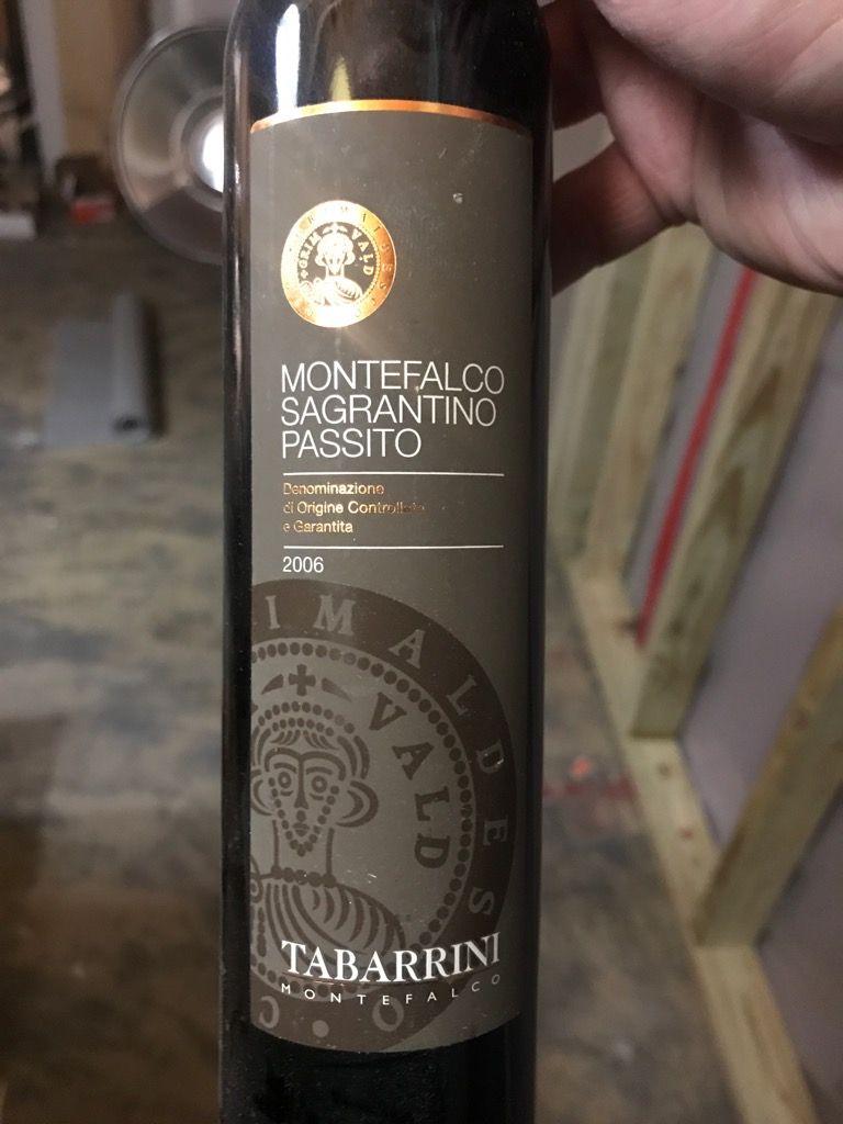 2003 Tabarrini Montefalco Sagrantino Passito, Italy, Umbria, Montefalco ...