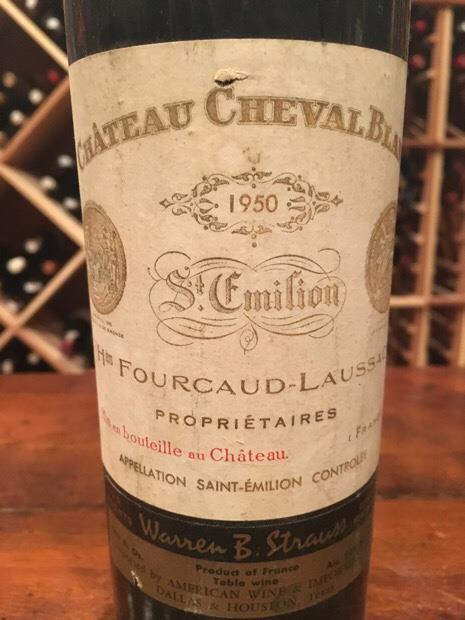 CHEVAL BLANC-Château CHEVAL BLANC 1950 - Clos des Millésimes - Rare wines  and great vintages