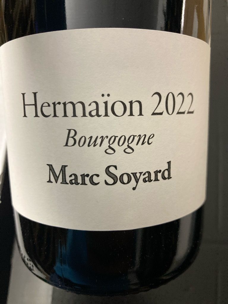 Marc Soyard Hermaïon 2021 2021 Domaine de la Cras (Marc Soyard) Bourgogne Hermaïo​n
