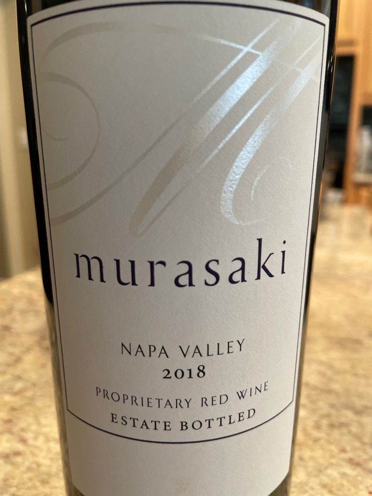 2018 Kenzo Estate Murasaki - CellarTracker