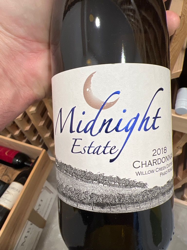 2018 Midnight Cellars Chardonnay Midnight Estate, USA, California