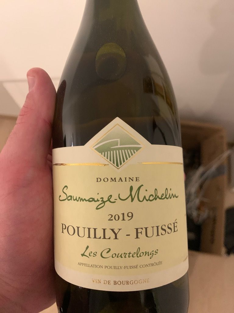 2019 Domaine SaumaizeMichelin PouillyFuissé Les Courtelongs, France