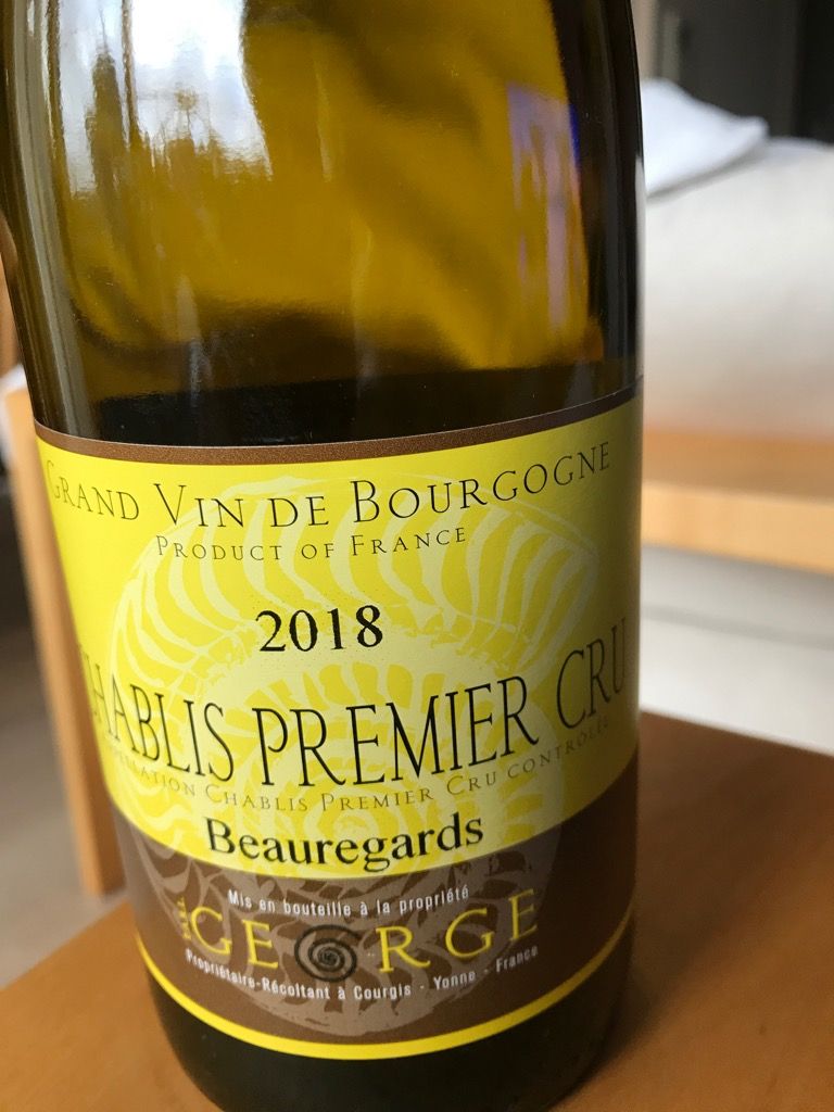 2020 Domaine E.a.r.l. George Chablis 1er Cru Beauregard, France 