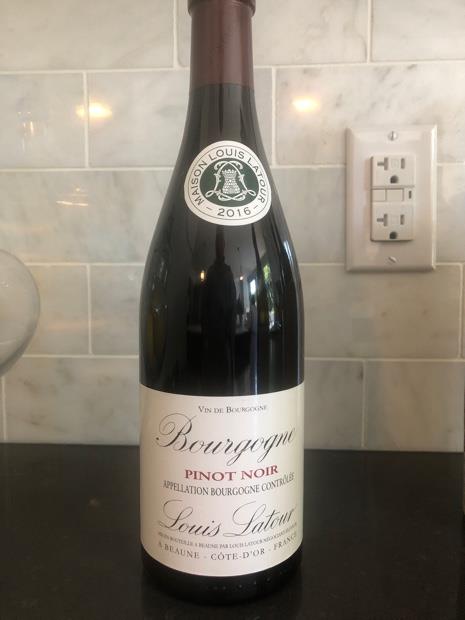 2016 Louis Latour Pinot Noir Bourgogne, France, Burgundy 