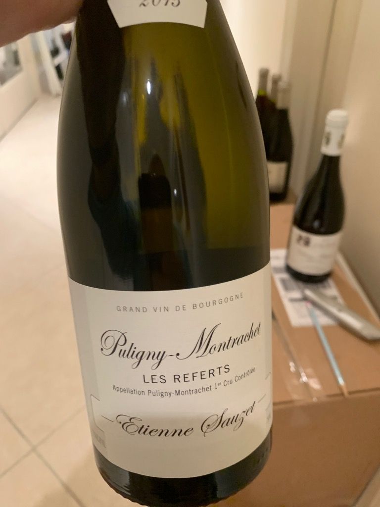 2015 Etienne Sauzet Puligny-Montrachet 1er Cru Les Referts