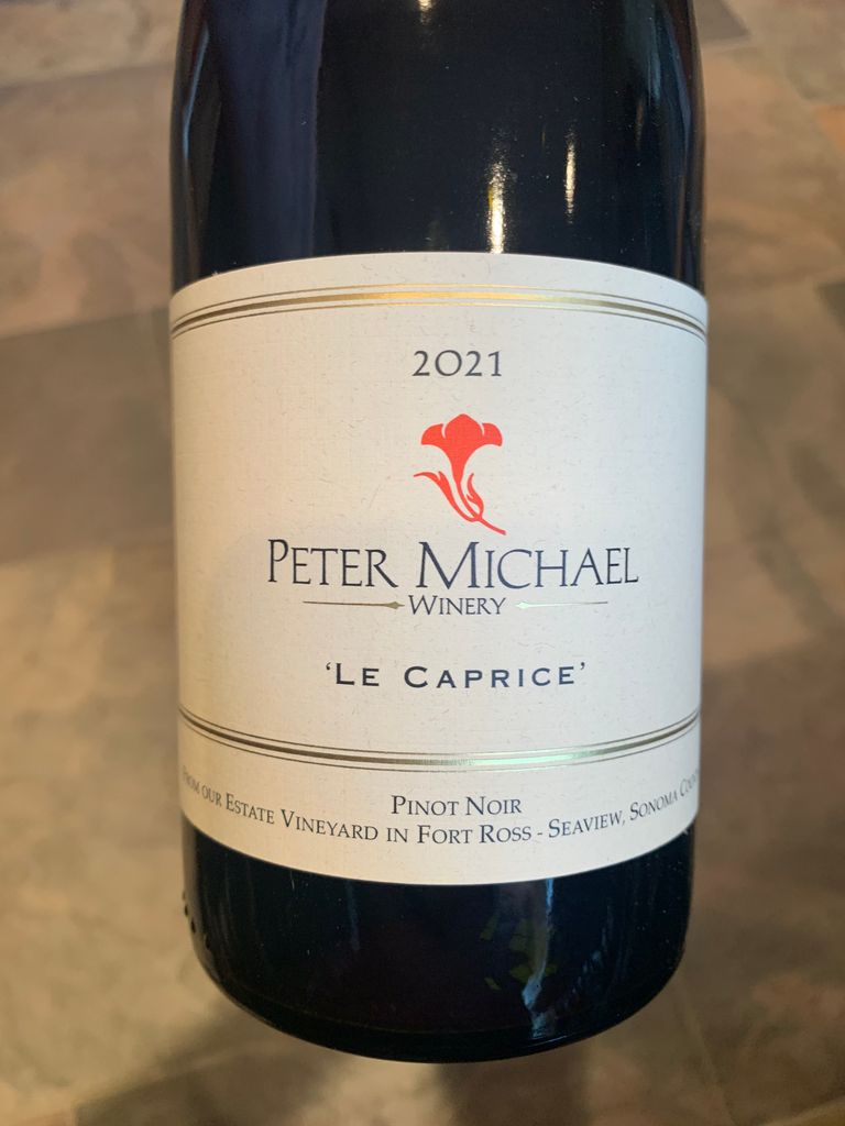 2021 Peter Michael Pinot Noir Le Caprice - CellarTracker