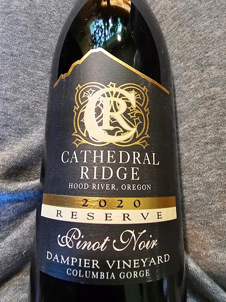2020 Cathedral Ridge Pinot Noir Summit Reserve, USA, Oregon/Washington ...