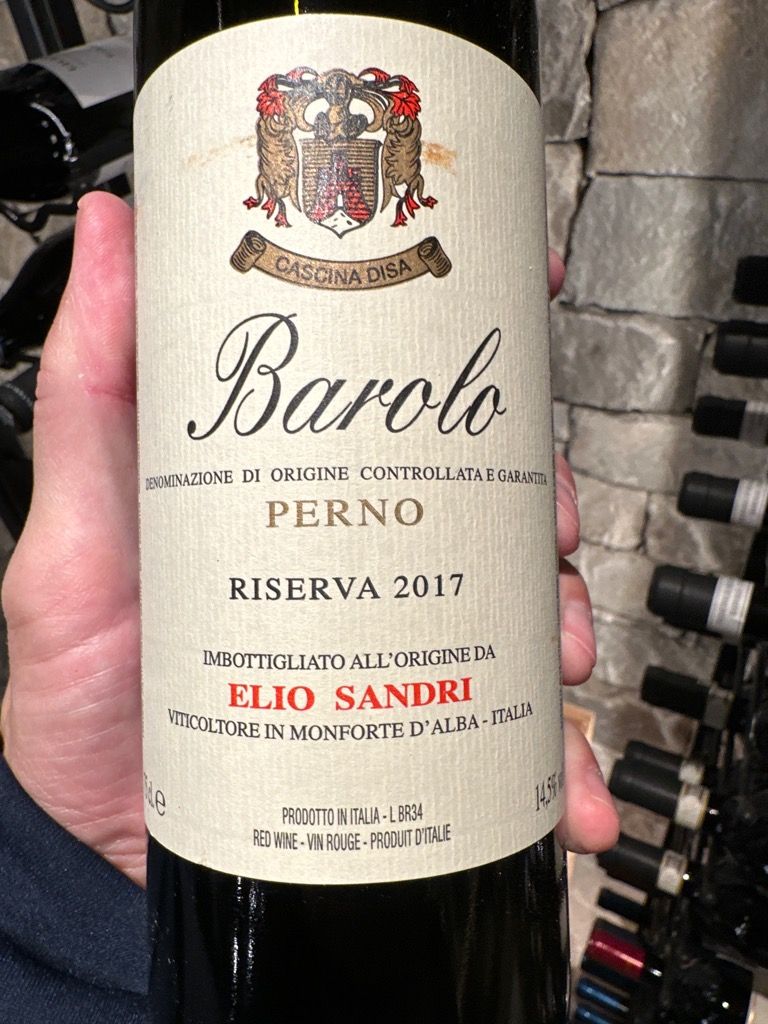 2017 Elio Sandri Barolo Riserva Perno - CellarTracker