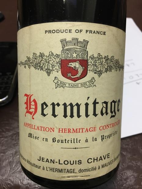 1978 Domaine Jean-Louis Chave Hermitage - CellarTracker