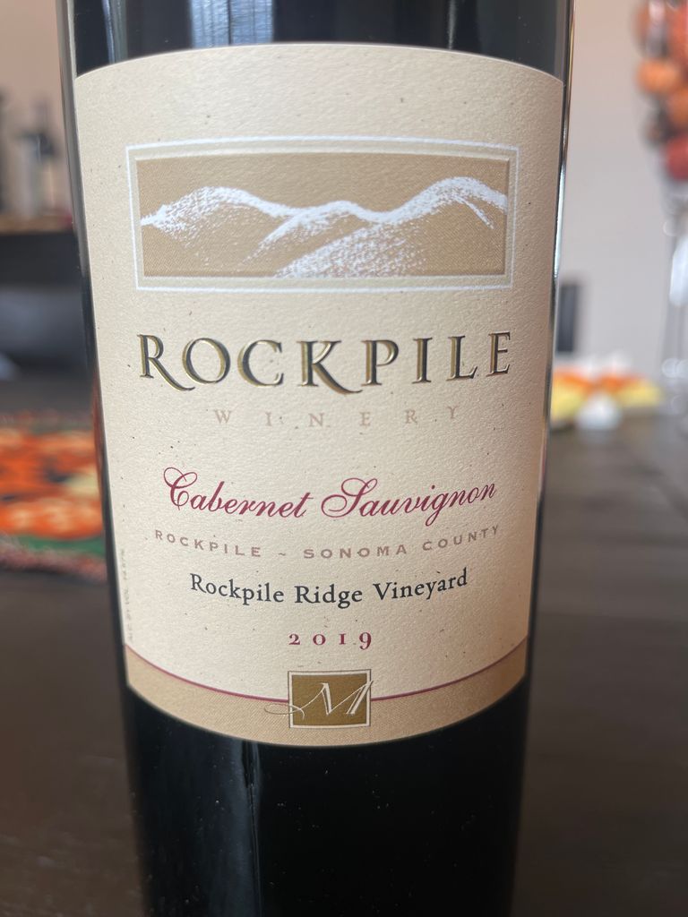 2019 Rockpile Winery (Mauritson) Cabernet Sauvignon Rockpile