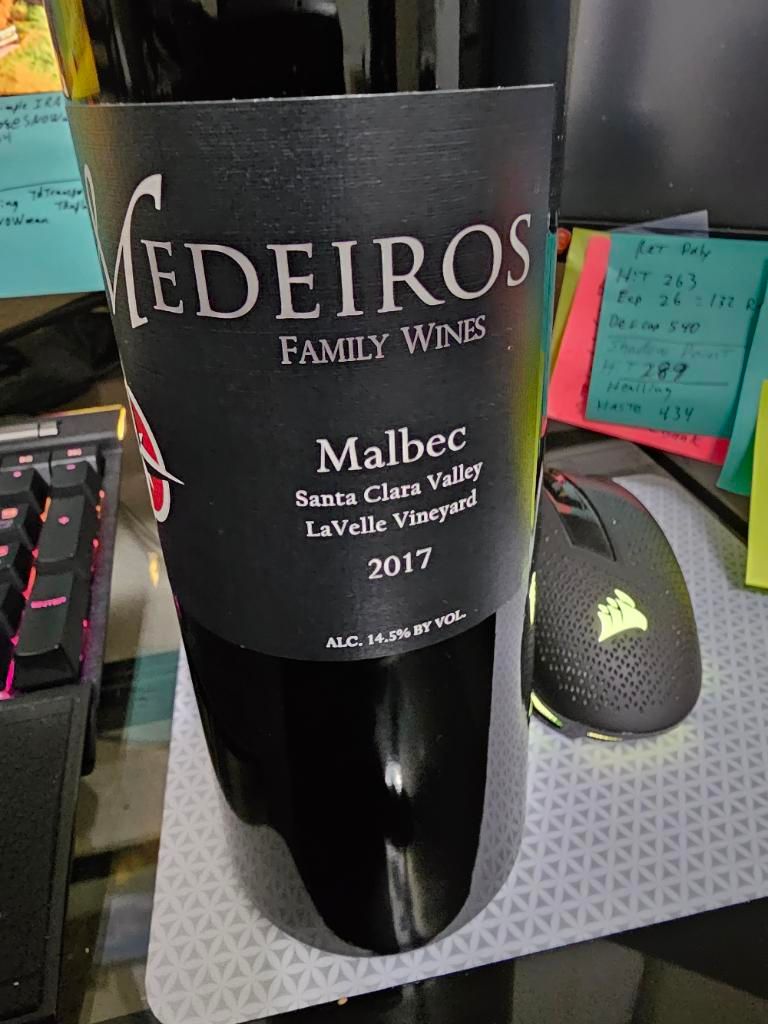 Medeiros Family Wines CellarTracker