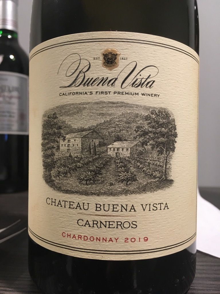 2019 Buena Vista Chardonnay Carneros, USA, California, Napa / Sonoma