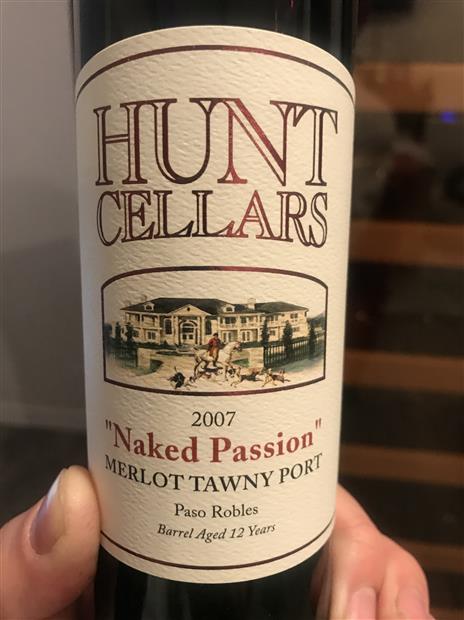 2007 Hunt Cellars Naked Passions Merlot Port, USA, California, Central