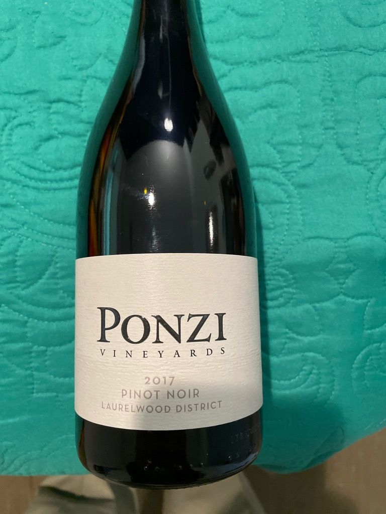 2021 Ponzi Vineyards Pinot Noir Laurelwood District - CellarTracker