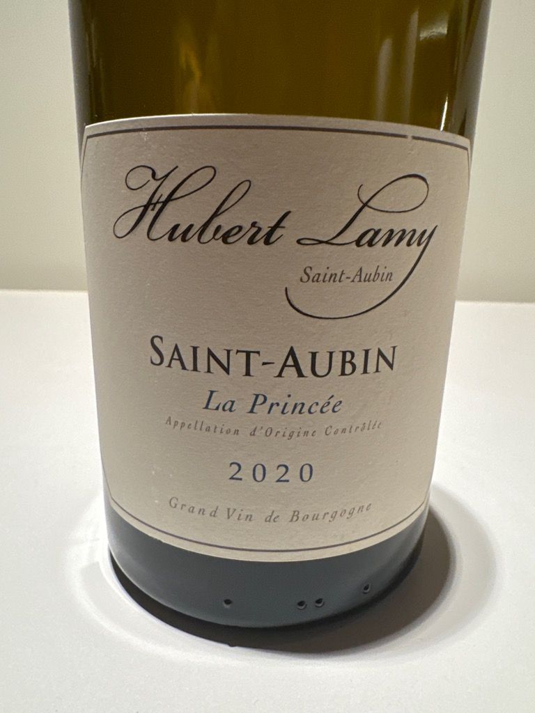 2020 Hubert Lamy Saint-Aubin La Princée Blanc - CellarTracker