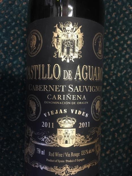 2011 Castillo De Aguaron Cabernet Sauvignon Cariñena Viejas Vides