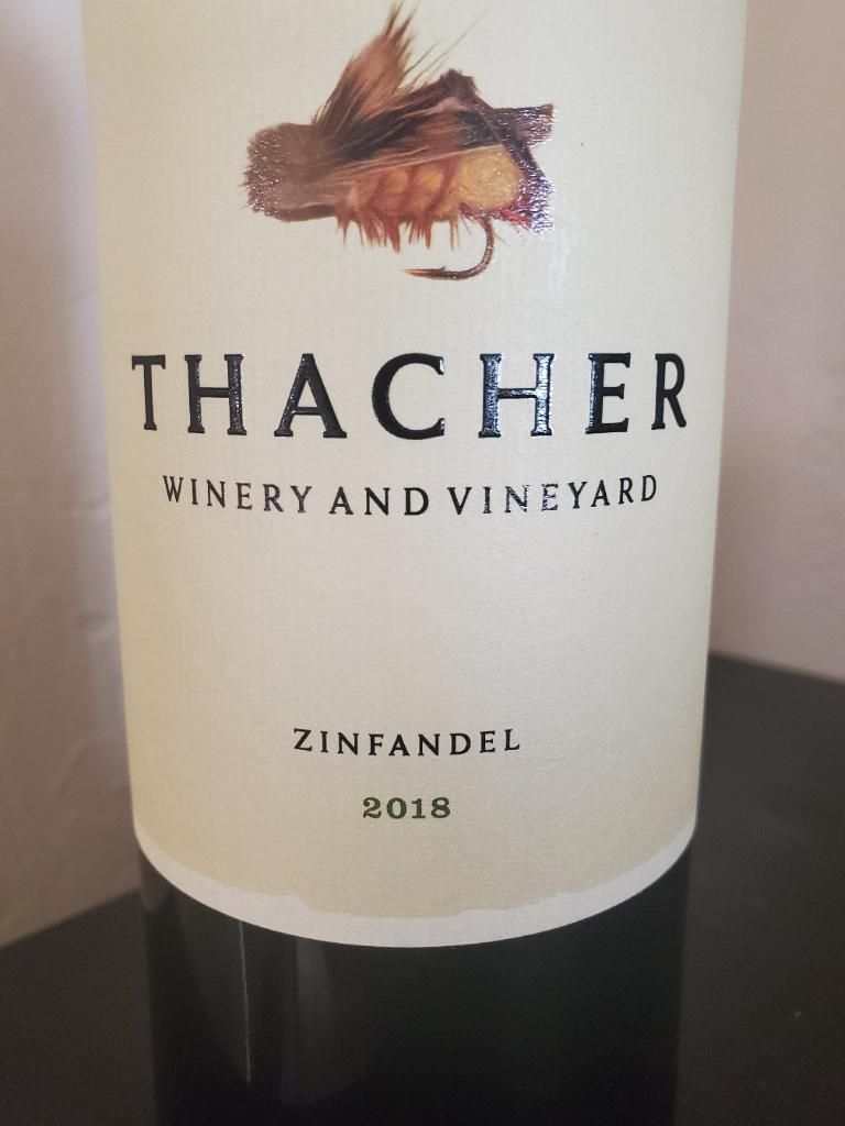 2018 Thacher Winery Zinfandel, USA, California, Central Coast, Paso