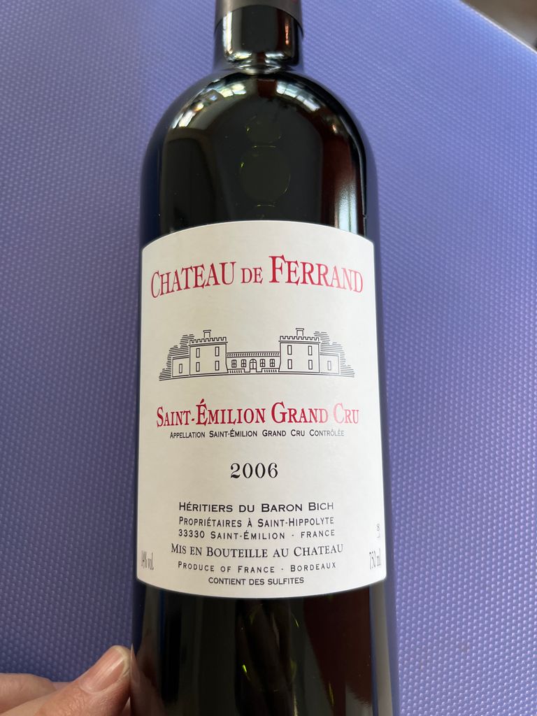 2006 Château de Ferrand - CellarTracker