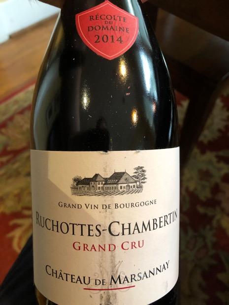 2013 Domaine du Château de Marsannay Ruchottes-Chambertin, France