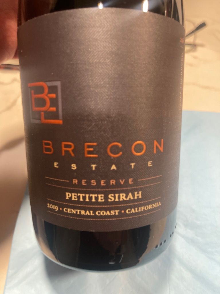2019 Brecon Estate Petite Sirah Reserve, USA, California, Central Coast