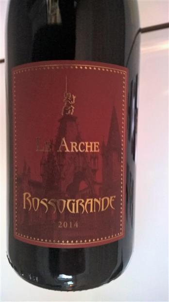 2014 Le Arche Rossogrande Veronese IGT CellarTracker