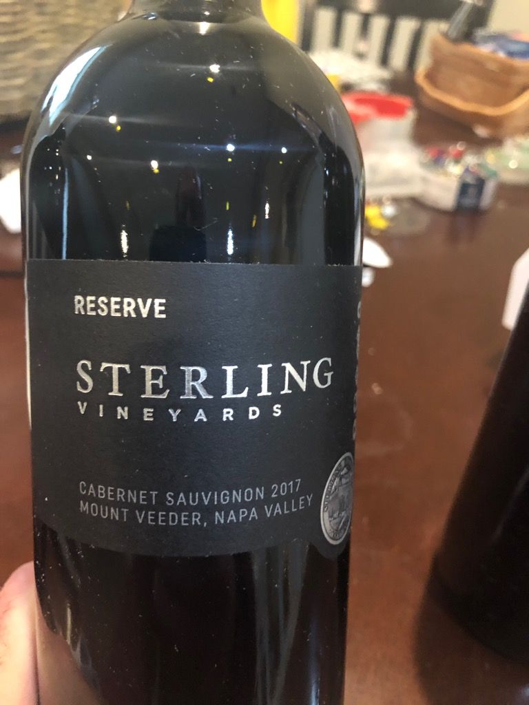 2018 Sterling Vineyards Cabernet Sauvignon Reserve, USA, California ...