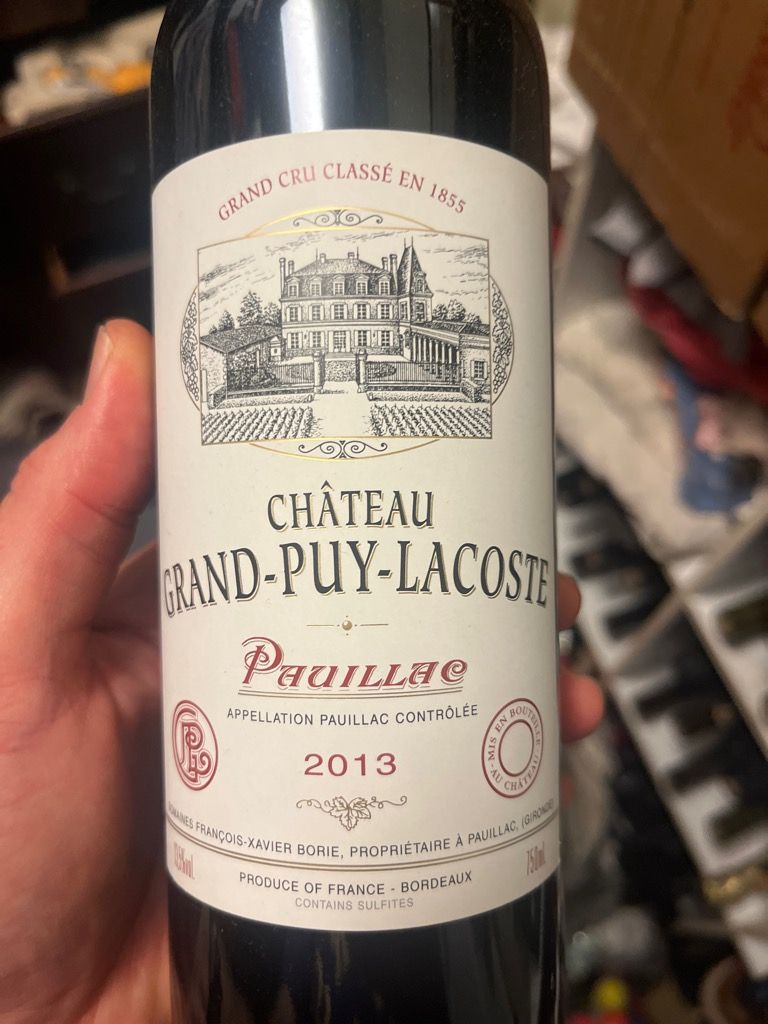2013 Château Grand-Puy-Lacoste - CellarTracker