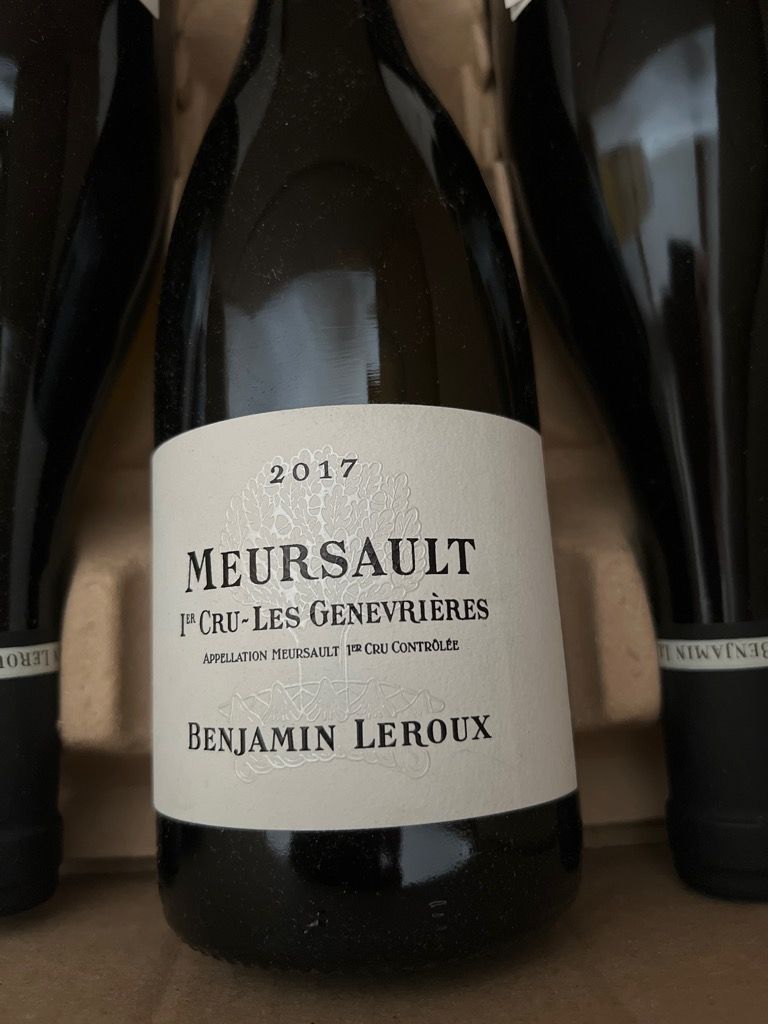 2021 Benjamin Leroux Meursault 1er Cru Les Genevrières - CellarTracker