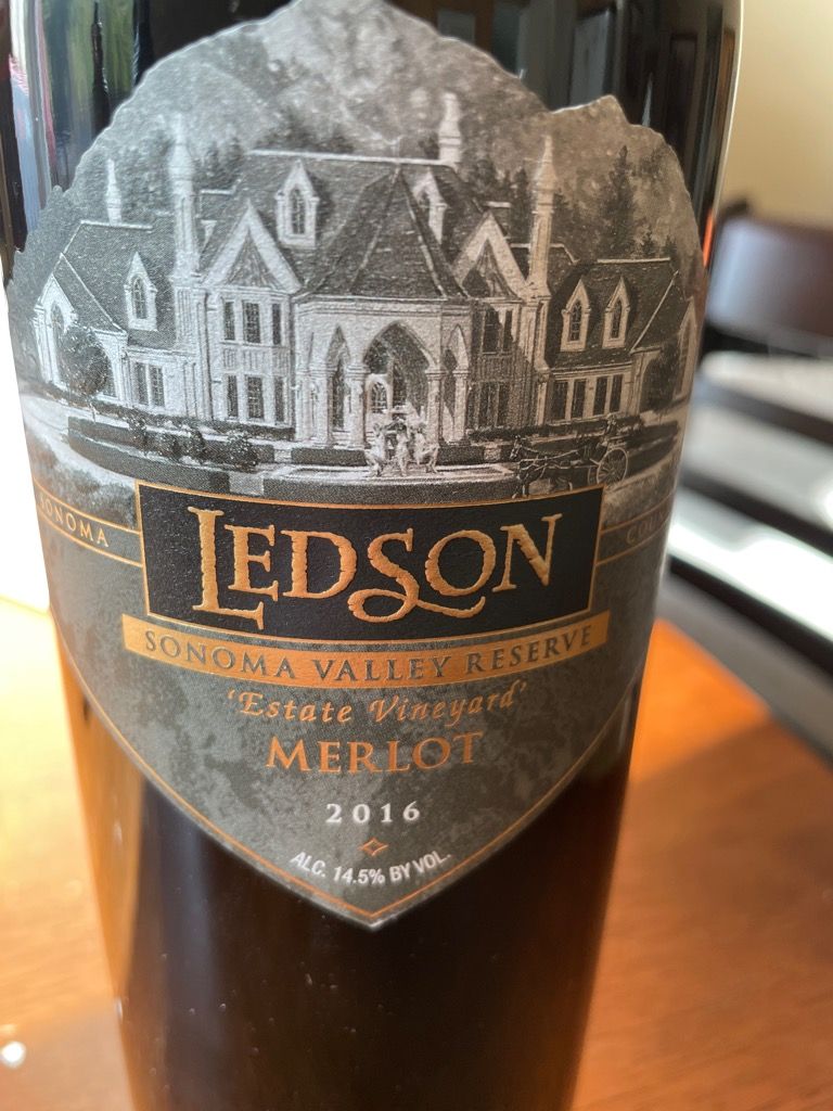 2016 Ledson Merlot Reserve Sonoma Valley, USA, California, Sonoma