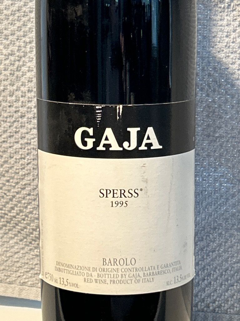 1995 Gaja Barolo Sperss - CellarTracker
