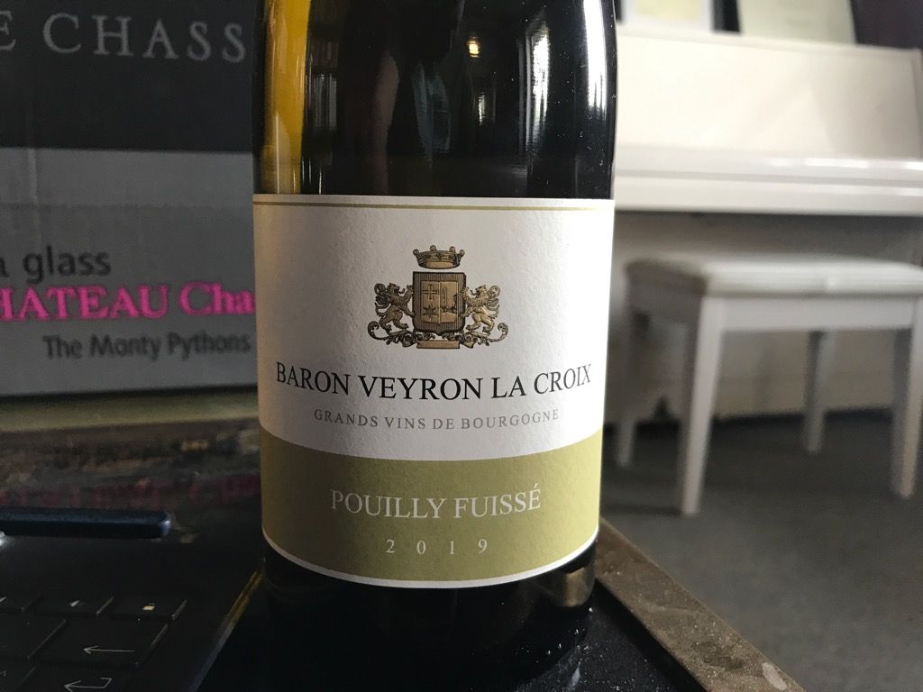 2019 Château Chasselas PouillyFuissé Baron Veyron La Croix, France