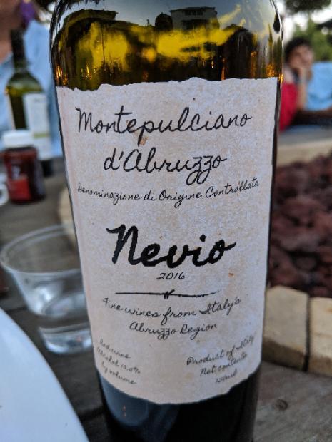 2016 Talamonti Montepulciano D'abruzzo Nevio, Italy, Abruzzi 