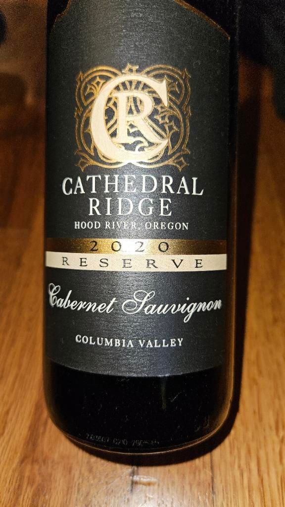 2020 Cathedral Ridge Cabernet Sauvignon Reserve, USA, Oregon, Columbia ...