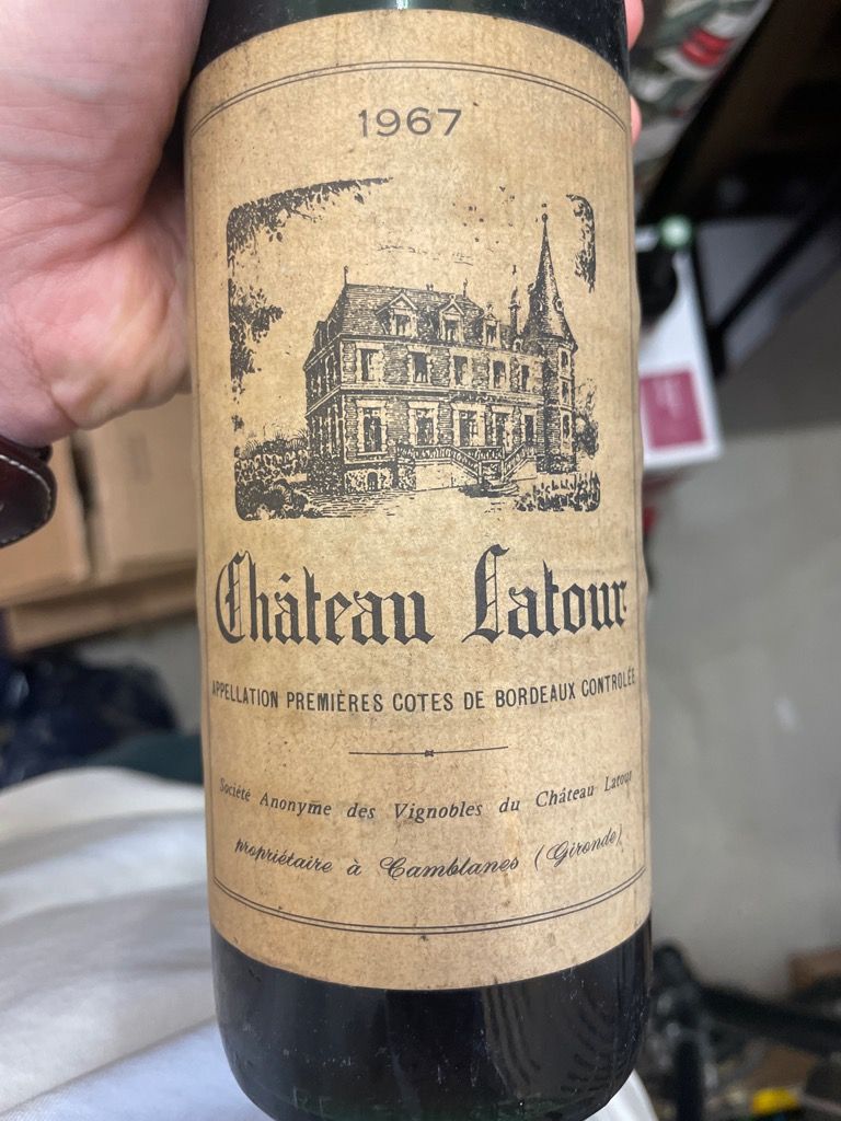 1981 Château Latour (Baron de Martinay) Premières Côtes de