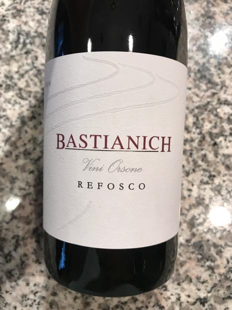 2016 Bastianich Refosco dal Peduncolo Rosso Venezia Giulia IGT, Italy ...