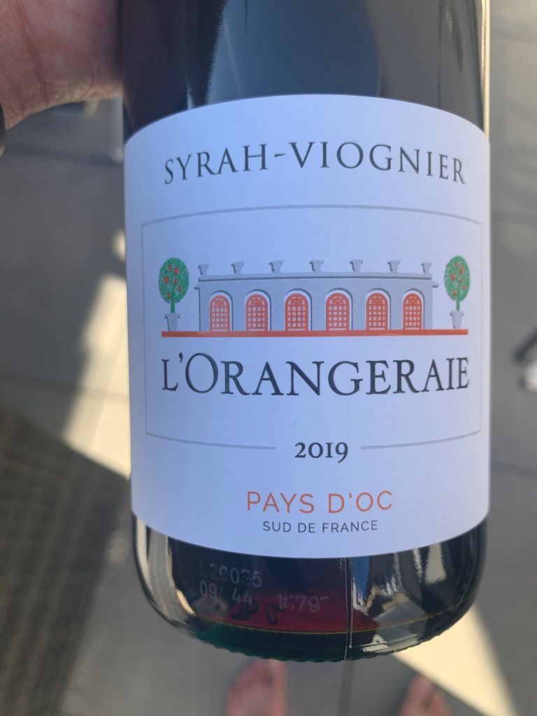 2021 L'Orangeraie SyrahViognier, France, Languedoc Roussillon, Vin de