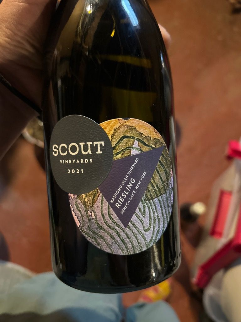 2021 Scout Vineyards Riesling Nutt Road Vineyard, USA, New York, Finger
