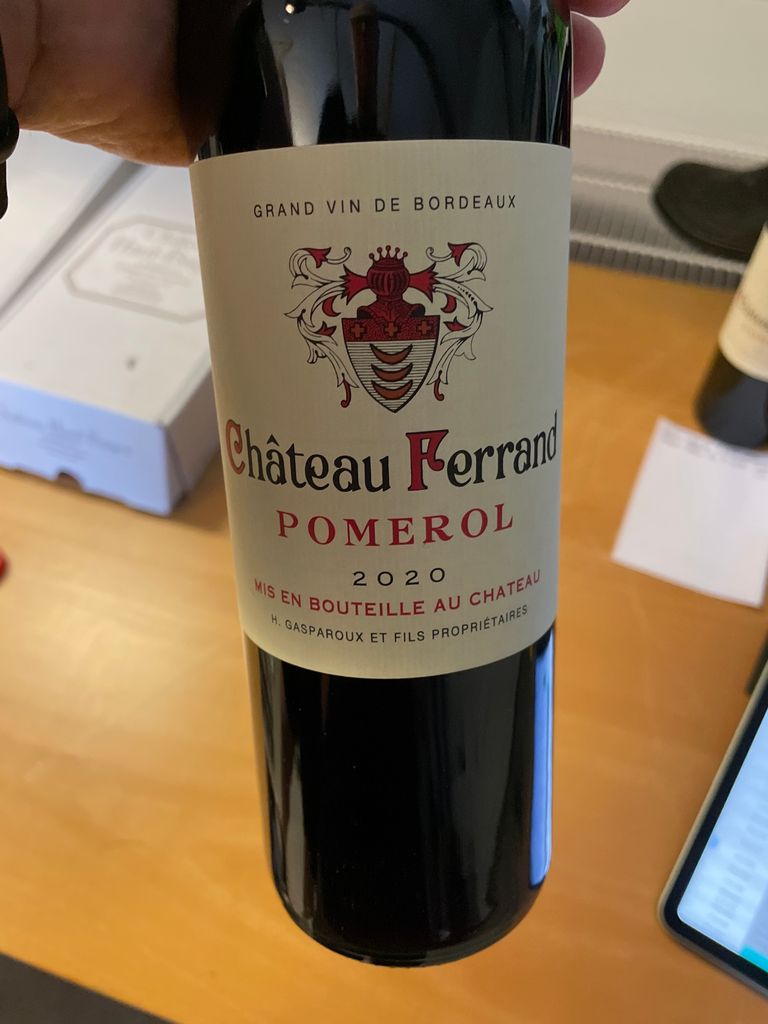 2001 Château Ferrand - CellarTracker