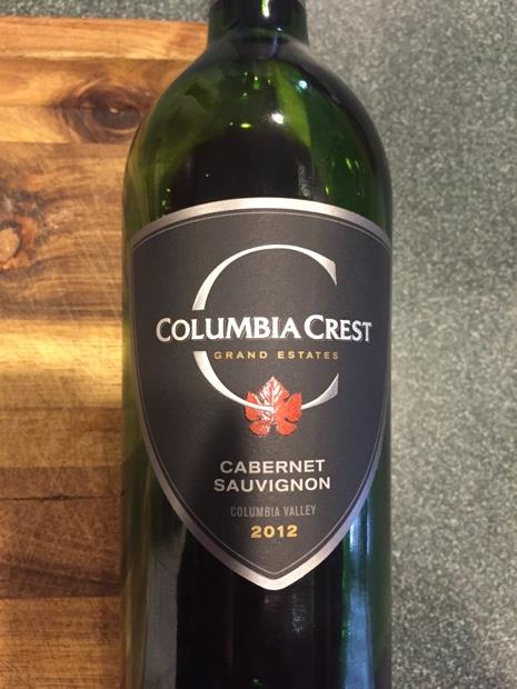 2012 Columbia Crest Cabernet Sauvignon Columbia Valley, USA, Washington ...