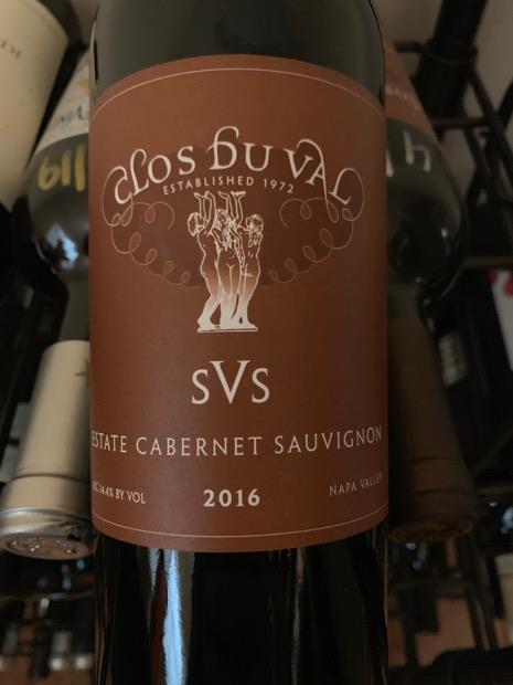 2016 Clos Du Val Cabernet Sauvignon SVS Napa Valley, USA, California ...