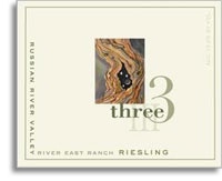 2016 Three Wine Company Riesling River East Ranch, USA, California ...