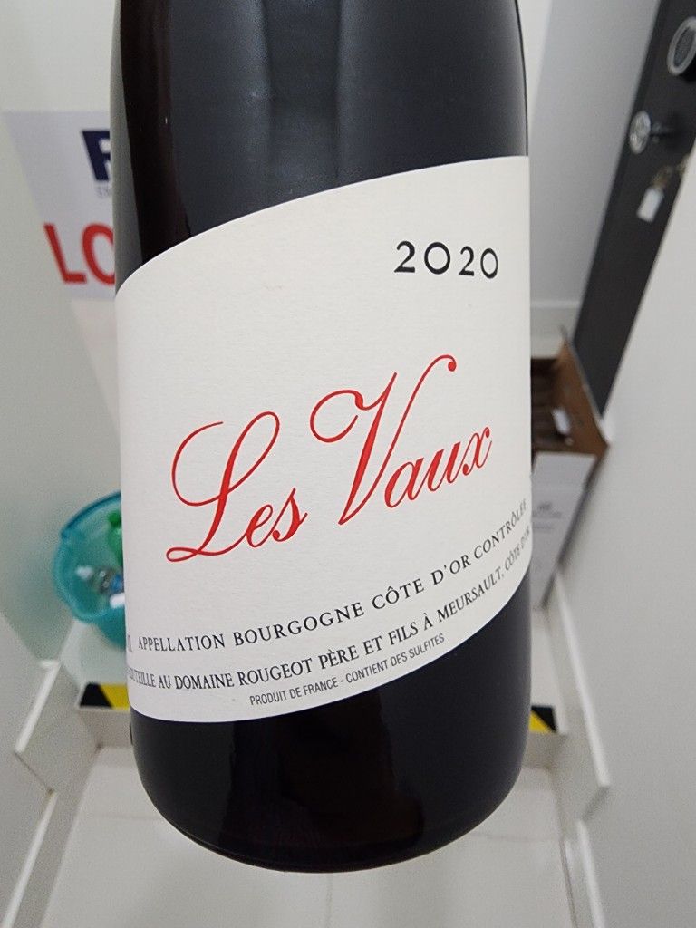 ワイン Domaine Rougeot Bourgogne Pinot Noir 2022 Domaine Rougeot Pinot Noir Bourgogne Les Vaux