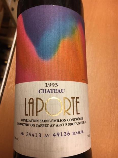 Chateau Laporte 1993 Saint-Emilion 赤ワイン Chateau Laporte 1993 Saint-Emilion 赤ワイン - メルカリ